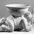 Maya. <em>Effigy Vessel</em>, 1200-1500. Ceramic, pigment, 8 1/2 × 8 3/4 × 15 in. (21.6 × 22.2 × 38.1 cm). Brooklyn Museum, Dick S. Ramsay Fund, 63.153. Creative Commons-BY (Photo: Brooklyn Museum, 63.153_side_acetate_bw.jpg)