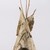 Arapaho. <em>Miniature Tipi with Painted Battlescene</em>, late 19th century. Hide, pigment, wood, 22 13/16 x 13 x 13 in. (57.9 x 33 x 33 cm). Brooklyn Museum, Dick S. Ramsay Fund, 63.201.8. Creative Commons-BY (Photo: Brooklyn Museum, 63.201.8_back_PS22.jpg)