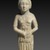  <em>Standing Woman</em>, 20th century (probably). Limestone, pigment, 16 9/16 x 6 1/16 x 3 11/16 in. (42.1 x 15.4 x 9.3 cm). Brooklyn Museum, Charles Edwin Wilbour Fund, 63.36. Creative Commons-BY (Photo: Brooklyn Museum, 63.36_PS2.jpg)