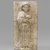  <em>Woman or Goddess</em>, middle of 4th century B.C.E. Limestone, pigment, 5 7/8 x 3 in. (15 x 7.6 cm). Brooklyn Museum, Charles Edwin Wilbour Fund, 63.37. Creative Commons-BY (Photo: Brooklyn Museum, 63.37_PS9.jpg)