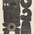 Hodaka Yoshida (Japanese, 1926-1995). <em>Ancient People</em>, 1956. Relief print on paper, image: 17 1/8 × 12 1/4 in. (43.5 × 31.1 cm). Brooklyn Museum, Carll H. de Silver Fund, 63.68.15. © artist or artist's estate (Photo: Brooklyn Museum, 63.68.15_IMLS_PS3.jpg)
