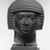  <em>Male Head</em>. Basalt, 4 13/16 x 4 x 4 5/16 in. (12.3 x 10.2 x 11 cm). Brooklyn Museum, Anonymous gift in memory of Mary E. Lever and H. Randolph Lever, 64.1.2. Creative Commons-BY (Photo: Brooklyn Museum, 64.1.2_front_bw.jpg)