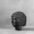  <em>Male Head</em>. Basalt, 4 13/16 x 4 x 4 5/16 in. (12.3 x 10.2 x 11 cm). Brooklyn Museum, Anonymous gift in memory of Mary E. Lever and H. Randolph Lever, 64.1.2. Creative Commons-BY (Photo: Brooklyn Museum, 64.1.2_threequarter_bw.jpg)