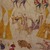 Cotsiogo (Cadzi Cody) (Shoshone, 1866-1912). <em>Painted Elk Hide</em>, ca. 1900. Elk hide, pigment, 81 x 78 in. (205.7 x 198.1 cm). Brooklyn Museum, Dick S. Ramsay Fund, 64.13. Creative Commons-BY (Photo: Brooklyn Museum, 64.13_detail2_SL4.jpg)