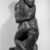 William Zorach (American, born Lithuania, 1887-1966). <em>The Embrace</em>, 1933. Bronze, 64 3/4 x 24 1/2 x 36 in. (164.5 x 62.2 x 91.4 cm). Brooklyn Museum, Purchased with funds given by The Honorable Emil N. Baar, Robert E. Blum, Mrs. Darwin R. James III, Robert A. Morse, Mrs. Louis Nathanson, Mr. and Mrs. Laurance Rockefeller, the Saul and Helen Rosen Foundation, Mrs. Hollis K. Thayer, Dr. John F. Thompson and Elizabeth Thompson and Carll H. de Silver Fund, 64.144. © artist or artist's estate (Photo: Brooklyn Museum, 64.144_view4_acetate_bw.jpg)