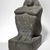 Egyptian. <em>Padimahes</em>, ca. 760-525 B.C.E. Granodiorite with feldspar phenocrystals, 18 1/4 x 8 11/16 x 12 5/8 in., 115 lb. (46.3 x 22 x 32.1 cm, 52.16kg). Brooklyn Museum, Charles Edwin Wilbour Fund, 64.146. Creative Commons-BY (Photo: Brooklyn Museum, 64.146_threequarter_PS1.jpg)