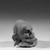 Maya. <em>Head</em>. Ceramic, 3 x 2 1/2 x 2 3/8 in. (7.6 x 6.4 x 6 cm). Brooklyn Museum, Carll H. de Silver Fund, 64.213.2. Creative Commons-BY (Photo: Brooklyn Museum, 64.213.2_threequarter_acetate_bw.jpg)
