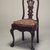  <em>Side Chair (Taburete)</em>, 1750-1800. Mahogany with modern upholstery, 40 x 22 x 16 3/4 in. (101.6 x 55.9 x 42.5 cm). Brooklyn Museum, Gift of Robert W. Dowling, 64.243.1. Creative Commons-BY (Photo: Brooklyn Museum, 64.243.1.jpg)