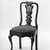  <em>Side Chair (Taburete)</em>, 1750-1800. Mahogany with modern upholstery, 40 x 22 x 16 3/4 in. (101.6 x 55.9 x 42.5 cm). Brooklyn Museum, Gift of Robert W. Dowling, 64.243.1. Creative Commons-BY (Photo: Brooklyn Museum, 64.243.1_acetate_bw.jpg)