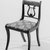 Ernest F. Hagen Furniture and Antiques. <em>Side Chair</em>, ca. 1926. Mahogany, metal, modern damask upholstery, 31 1/4 x 18 x 19 1/2 in. (79.4 x 45.7 x 49.5 cm). Brooklyn Museum, Bequest of H. Randolph Lever, 64.80.22. Creative Commons-BY (Photo: Brooklyn Museum, 64.80.22_bw.jpg)