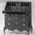 American. <em>Queen Anne Desk</em>, ca. 1750. Mahogany, 45 1/2 x 35 1/2 in. (115.6 x 90.2 cm). Brooklyn Museum, Dick S. Ramsay Fund, 64.87a-b. Creative Commons-BY (Photo: Brooklyn Museum, 64.87b_open_acetate_bw.jpg)