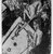 Ernst Ludwig Kirchner (German, 1880-1938). <em>Billiard Players (Billardspieler)</em>, 1915. Lithograph on wove paper, Image: 23 3/8 x 19 13/16 in. (59.4 x 50.3 cm). Brooklyn Museum, A. Augustus Healy Fund, 65.23.3 (Photo: Brooklyn Museum, 65.23.3_acetate_bw.jpg)