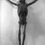 Elliot Offner (American, 1931-2010). <em>Jew</em>, 1963-1964. Bronze figure, L: 66 in. (167.6 cm). Brooklyn Museum, Gift of Martin E. Segal Company, Inc., 65.56. © artist or artist's estate (Photo: Brooklyn Museum, 65.56_front_acetate_bw.jpg)