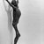 Elliot Offner (American, 1931-2010). <em>Jew</em>, 1963-1964. Bronze figure, L: 66 in. (167.6 cm). Brooklyn Museum, Gift of Martin E. Segal Company, Inc., 65.56. © artist or artist's estate (Photo: Brooklyn Museum, 65.56_side_acetate_bw.jpg)