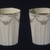 Lenox Incorporated (1889-1905). <em>Beaker</em>, ca. 1920. Porcelain, 3 1/2 x 2 7/8 in. (8.9 x 7.3 cm). Brooklyn Museum, Anonymous gift, 66.111.13. Creative Commons-BY (Photo: , 66.111.13_66.111.14.jpg)