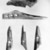 Punuk. <em>Harpoon Head pronged tip</em>, ca. 1100 C.E. Bone or ivory, 3 3/4in. (9.5cm). Brooklyn Museum, By exchange, 66.63.5. Creative Commons-BY (Photo: , 66.63.9_66.63.33_66.63.12_66.63.21_66.63.5_bw.jpg)