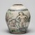 Henry Varnum Poor (American, 1887-1970). <em>Vase</em>, ca. 1927. Glazed earthenware, 10 3/8 x 9 3/8 x 9 3/8 in. (26.4 x 23.8 x 23.8 cm). Brooklyn Museum, H. Randolph Lever Fund, 66.73.11. Creative Commons-BY (Photo: Brooklyn Museum, 66.73.11_view03_PS11.jpg)