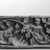 Coptic. <em>Recarved Plant Scroll with Human Figure and Lion Head</em>, 20th century (copy). Limestone, 9 5/8 x 18 1/2 x 3 7/8 in. (24.5 x 47 x 9.8 cm). Brooklyn Museum, Charles Edwin Wilbour Fund, 67.176.2. Creative Commons-BY (Photo: Brooklyn Museum, 67.176.2_bw.jpg)