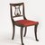 Duncan Phyfe (American, born Scotland, 1768-1854). <em>Chair, One from a Set of 10</em>, 1816. Mahogany, watered damask, Height of back: 23 1/4 in. (59.1 cm). Brooklyn Museum, H. Randolph Lever Fund, 67.19.5. Creative Commons-BY (Photo: Brooklyn Museum, 67.19.5_PS9.jpg)