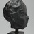 Edgar Degas (Paris, France, 1834–1917, Paris, France). <em>Head, Study for the Portrait of Mme S. (Tête, première étude pour le portrait de Madame S.</em>, modeled ca. 1892, cast 1919-1932. Bronze, Head: 5 1/2 in. (13.9 cm). Brooklyn Museum, Gift of Abraham & Straus, 67.203. Creative Commons-BY (Photo: Brooklyn Museum, 67.203_profile_right_PS2.jpg)