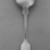P.L. Taylor. <em>Spoon</em>, ca. 1815., 8 3/4 in. (22.2 cm). Brooklyn Museum, Gift of Charles R. S. Leckie, 67.56.3. Creative Commons-BY (Photo: Brooklyn Museum, 67.56.3_back_bw.jpg)