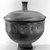 Edwin Scheier (American, 1910-2008). <em>Jar</em>, ca. 1952. Glazed earthenware, 15 3/4 x 14 1/2 in. (40 x 36.8 cm). Brooklyn Museum, H. Randolph Lever Fund, 67.76.2a-b. Creative Commons-BY (Photo: Brooklyn Museum, 67.76.2_view2_bw.jpg)