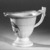  <em>Pitcher</em>, ca. 1800. Ceramic, glaze, polychrome and gold overglaze enamels, 5 1/4 × 3 1/2 × 6 3/4 in. (13.3 × 8.9 × 17.1 cm). Brooklyn Museum, H. Randolph Lever Fund, 67.77. Creative Commons-BY (Photo: Brooklyn Museum, 67.77_bw.jpg)