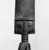 Fante. <em>Doll (Akuaba)</em>, late 19th or early 20th century. Carved wood, coffee beans, incised, (height: 35.5 cm). Brooklyn Museum, Caroline A.L. Pratt Fund, 68.10.2. Creative Commons-BY (Photo: Brooklyn Museum, 68.10.2_front_bw.jpg)