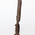 Fante. <em>Doll (Akuaba)</em>, late 19th or early 20th century. Carved wood, coffee beans, incised, (height: 35.5 cm). Brooklyn Museum, Caroline A.L. Pratt Fund, 68.10.2. Creative Commons-BY (Photo: Brooklyn Museum Photograph, 68.10.2_threequarter_left_PS11.jpg)