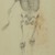 Daniel Huntington (American, 1816-1906). <em>Skeleton Study</em>, ca. 1848. Black and red crayon and white chalk on beige, medium-weight, slightly textured wove paper, Sheet: 20 3/16 x 10 3/8 in. (51.3 x 26.4 cm). Brooklyn Museum, Gift of The Roebling Society, 68.167.3 (Photo: Brooklyn Museum, 68.167.3_PS2.jpg)