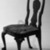 American. <em>Side Chair</em>, ca. 1750. Walnut and walnut veneer, Overall height: 38 1/4 in. (97.2 cm). Brooklyn Museum, H. Randolph Lever Fund, 68.182.1. Creative Commons-BY (Photo: Brooklyn Museum, 68.182.1_bw_IMLS.jpg)