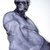 Marshall Arisman (American, born 1938). <em>Man Facing Right</em>, 1968. Painted metal screen, masonite, 72 x 48 x 6 1/2 in. (182.9 x 121.9 x 16.5 cm). Brooklyn Museum, Gift of Minoru Yamasaki, 68.21. © artist or artist's estate (Photo: Brooklyn Museum, 68.21_slide_SL3.jpg)