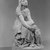 Karl L. H. Mueller (American, born Germany, 1820-1887). <em>Figure, "Stitch, Stitch, Stitch,"</em> 1877. Terra cotta, 21 1/2 x 12 x 14 1/2 in. (54.6 x 30.5 x 36.8 cm). Brooklyn Museum, Gift of Franklin Chace, 68.87.59. Creative Commons-BY (Photo: Brooklyn Museum, 68.87.59_bw.jpg)