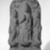  <em>Stele with Three Standing Bodhisattvas</em>, 1368–1644. Stone, 11 3/8 x 11 1/2 in. (28.9 x 29.2 cm). Brooklyn Museum, Gift of Walter Perlstein, 69.126. Creative Commons-BY (Photo: Brooklyn Museum, 69.126_front_bw.jpg)