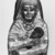  <em>Mummy Cartonnage of a Woman</em>, 1st century C.E. Linen, gesso, gold leaf, glass, faience, 23 x 14 x 9 in. (58.4 x 35.6 x 22.9 cm). Brooklyn Museum, Charles Edwin Wilbour Fund, 69.35. Creative Commons-BY (Photo: Brooklyn Museum, 69.35_NegJ_film_bw_SL4.jpg)