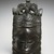 Vani Sona (ca. 1885-1951). <em>Sande society mask (sowei)</em>, 20th century. Wood, pigment, 16 x 7 3/4 x 10 1/4 in. (40.6 x 19.7 x 26 cm). Brooklyn Museum, Robert B. Woodward Memorial Fund and Gift of Arturo and Paul Peralta-Ramos, by exchange, 69.39.2. Creative Commons-BY (Photo: Brooklyn Museum, 69.39.2_edited_SL1.jpg)