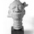 Anyi. <em>Funerary Head (Mma)</em>, 18th-19th century. Terracotta, 6 1/8 in. (15.5 cm). Brooklyn Museum, Gift of Dr. and Mrs. Abbott A. Lippman, 69.56. Creative Commons-BY (Photo: Brooklyn Museum, 69.56_bw.jpg)