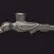 Mississippian. <em>Falcon Effigy Pipe</em>, 1200-1500 C.E. Steatite, 2 3/4 x 7 3/4 x 1 3/4 in. (7 x 19.7 x 4.4 cm). Brooklyn Museum, Charles Stewart Smith Memorial Fund, 69.84. Creative Commons-BY (Photo: Brooklyn Museum, 69.84_side2_PS9.jpg)