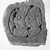 Maya. <em>Panel</em>, ca. 600-700. Stucco, pigment, 9 1/2 x 8 3/4 in. (24.1 x 22.2 cm). Brooklyn Museum, Gift of David R. Markin, 70.107.8. Creative Commons-BY (Photo: Brooklyn Museum, 70.107.8_bw.jpg)