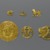 Achaemenid. <em>Bracteate</em>, 6th-5th century B.C.E. Gold, 11/16 × 15/16 in. (1.7 × 2.4 cm). Brooklyn Museum, Gift of Mr. and Mrs. Alastair Bradley Martin, 70.142.7. Creative Commons-BY (Photo: , 70.142.6-.11_PS2.jpg)