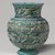  <em>Vessel with Relief Decoration</em>, ca. 1st century C.E. Faience, 7 1/4 x 5 1/2 x 5 1/2 in. (18.4 x 14 x 14 cm). Brooklyn Museum, Charles Edwin Wilbour Fund, 70.89.3. Creative Commons-BY (Photo: Brooklyn Museum, 70.89.3_side2_PS9.jpg)