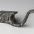  <em>Pair of Crossbow Mounts</em>, 770-256 B.C.E. Bronze, inlaid with silver, 7 3/4 x 3 1/4 in. (19.7 x 8.3 cm). Brooklyn Museum, Gift of Mr. and Mrs. Alastair B. Martin, the Guennol Collection, 71.118.1a-b. Creative Commons-BY (Photo: Brooklyn Museum, 71.118.1a_PS4.jpg)