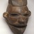 Ogoni. <em>Elu Mask with Hinged Jaw</em>, early 20th century. Wood, fiber, 7 7/8 x 5 7/8 x 4 3/4 in. (20 x 15 x 12 cm). Brooklyn Museum, Gift of Dr. and Mrs. Milton Gross, 71.126. Creative Commons-BY (Photo: Brooklyn Museum, 71.126_threequarter_SL1.jpg)