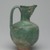  <em>Ewer</em>, 11th-12th century. Ceramic; earthenware, with an opaque green glaze, 7 1/4 x 5 in. (18.4 x 12.7 cm). Brooklyn Museum, Special Middle Eastern Art Fund, 71.15. Creative Commons-BY (Photo: Brooklyn Museum, 71.15_side1_PS2.jpg)