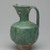  <em>Ewer</em>, 11th-12th century. Ceramic; earthenware, with an opaque green glaze, 7 1/4 x 5 in. (18.4 x 12.7 cm). Brooklyn Museum, Special Middle Eastern Art Fund, 71.15. Creative Commons-BY (Photo: Brooklyn Museum, 71.15_side2_PS2.jpg)