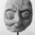  <em>Head with Half Mask</em>. Stucco Brooklyn Museum, Gift of Elliot Picket, 71.22.3. Creative Commons-BY (Photo: Brooklyn Museum, 71.22.3_bw.jpg)