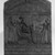  <em>Stela of Pakhaas</em>, 2nd-1st century B.C.E. Limestone, pigment, 14 3/4 x 10 5/8 x 1 5/8 in. (37.5 x 27 x 4.2 cm). Brooklyn Museum, Charles Edwin Wilbour Fund, 71.37.2. Creative Commons-BY (Photo: Brooklyn Museum, 71.37.2_negB_bw_IMLS.jpg)