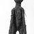 Senufo. <em>Oracle Figure (Kafigeledjo)</em>, late 19th or early 20th century. Cloth, wood, glass beads, feathers, 37 3/4 x 7 3/4 x 4 1/4 in. (95.5 x 19.7 x 10.8 cm). Brooklyn Museum, Gift of Fernandez Arman to the Jennie Simpson Educational Collection of African Art, 72.102.3. Creative Commons-BY (Photo: Brooklyn Museum, 72.102.3_bw.jpg)