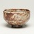 Kitaoji Rosanjin (Japanese, 1883-1959). <em>Tea Bowl</em>, ca. 20th century. Stoneware, white underglaze, red to deep orange mottled overglaze, 3 x 4 3/4 in. (7.6 x 12.1 cm). Brooklyn Museum, Gift of Bernice and Robert Dickes, 72.162.1. Creative Commons-BY (Photo: Brooklyn Museum, 72.162.1_view02_PS11.jpg)