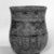 Mixteca-Puebla. <em>Jar</em>, ca. 1450-1500. Ceramic, pigment, 7 x 5 3/4 x 5 3/4 in. (17.8 x 14.6 x 14.6 cm). Brooklyn Museum, Gift of Mr. and Mrs. Samuel H. Lindenbaum, 73.153.26. Creative Commons-BY (Photo: Brooklyn Museum, 73.153.26_bw.jpg)